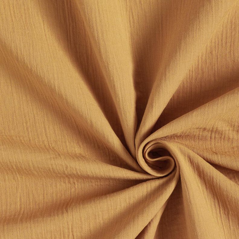 Tissu double gaze de coton 245 cm – caramel,  image number 1