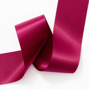 Ruban de satin [50 mm] – rouge bordeaux, 