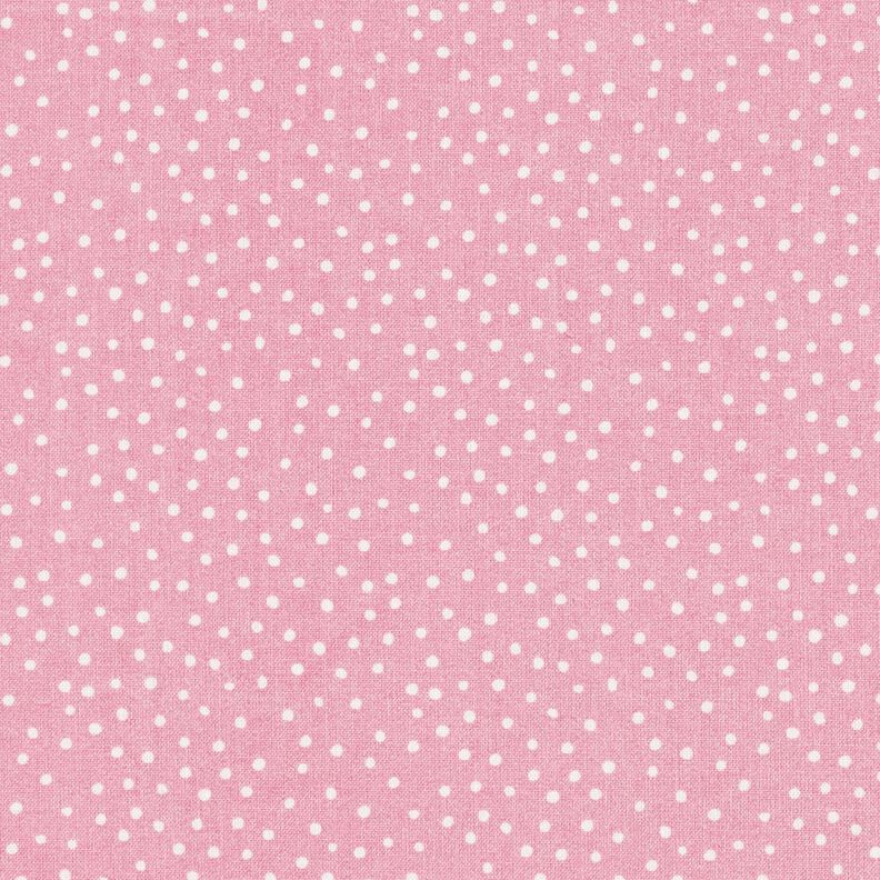 Tissu en coton Cretonne feine Punkte – rose, image number 1