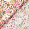 Popeline coton Fleurs romantiques – rose/beige,  thumbnail number 4