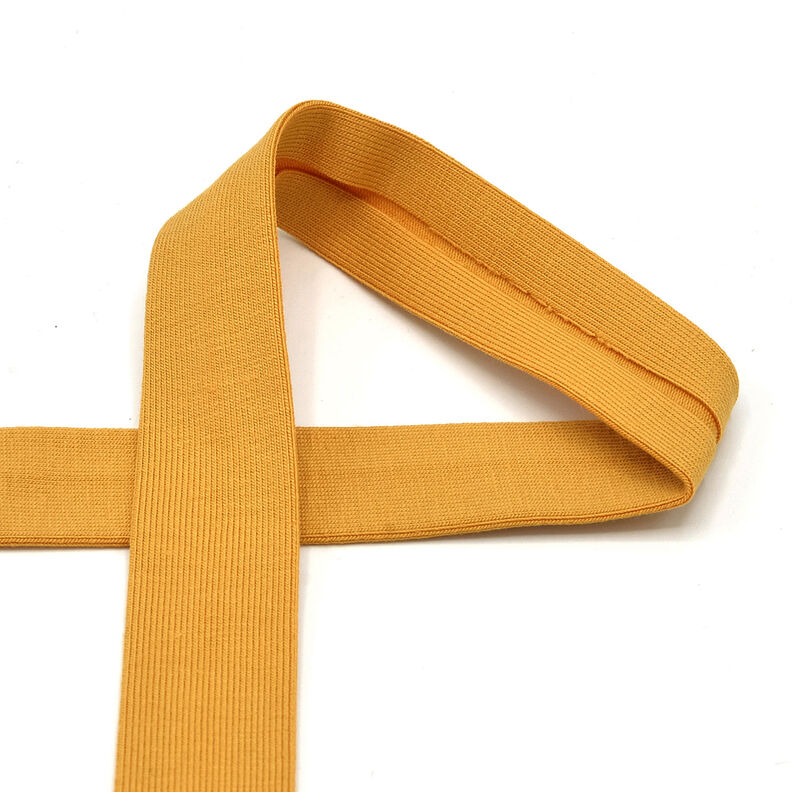 Biais Jersey coton [20 mm] – jaune curry,  image number 1