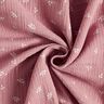 Tissu double gaze de coton Branche – vieux rose foncé/blanc,  thumbnail number 3