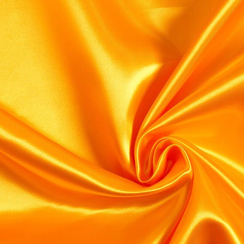 Satin polyester – orange clair,  image number 1