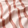 Tissu de décoration Semi-panama Rayures ondulées – rouge/rosé,  thumbnail number 2