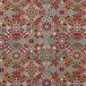 Tissu de décoration Gobelin Décorations entrelacées – beige clair/carmin,  thumbnail number 1