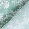 Tissu double gaze de coton Blumenmuster – eucalyptus/blanc,  thumbnail number 4