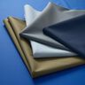 Tissu pour vestes de pluie uni – bleu argenté,  thumbnail number 5