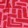 Coton enduit abstrait – rouge/rose vif,  thumbnail number 2