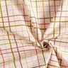 Coton enduit Carreaux colorés – beige/rouge,  thumbnail number 4