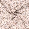 Tissu double gaze de coton Motif léopard aquarelle Impression numérique – ivoire,  thumbnail number 3