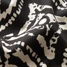 Tissu pour chemisier à grand motif abstrait – noir/blanc,  thumbnail number 3
