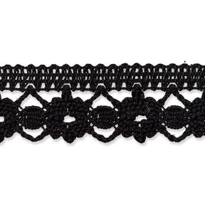 Dentelle au fuseau [ 22mm ] – noir, 