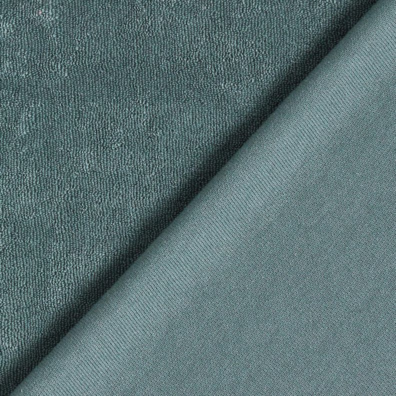Tissu éponge Stretch Uni – bleu pigeon,  image number 3