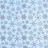 Organza flocons de neige – bleu clair,  thumbnail number 1