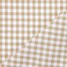Tissu en coton Vichy - 0,5 cm – marron clair,  thumbnail number 3