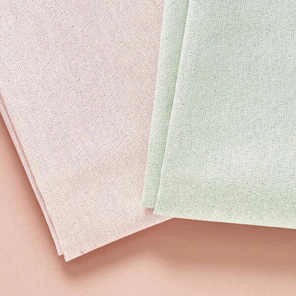 Tissu de décoration Semi-panama Lurex – rose,  image number 4