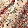 Tissu de décoration Gobelin Décorations entrelacées – beige clair/carmin,  thumbnail number 5