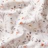 Tissu en coton Popeline branches de fleurs discrètes – argent/beige clair,  thumbnail number 2