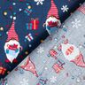 Tissu en coton Popeline Lutins de Noël – bleu marine/rouge,  thumbnail number 4