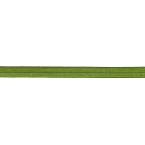 Bande à border élastique  brillant [15 mm] – olive, 