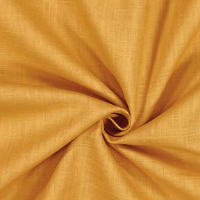 Tissu de lin en ramie mélangée medium – jaune curry, 