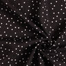 Tissu léger en viscose à petits points – noir/blanc,  thumbnail number 3