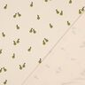 GOTS Jersey coton Poires | Poppy Fabrics – beige clair/olive clair,  thumbnail number 4