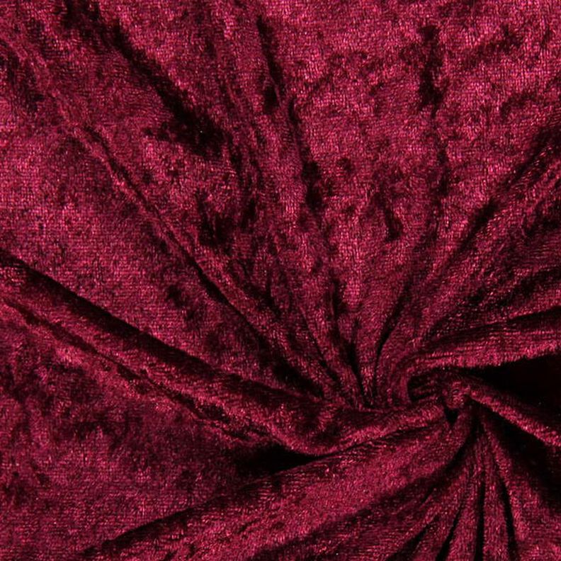Panne de velours – rouge bordeaux,  image number 1