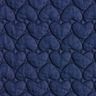 Jeans Tissu matelassé Cœurs – bleu nuit,  thumbnail number 1