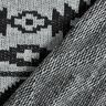 Tissu maille à motif ikat – gris/noir,  thumbnail number 4