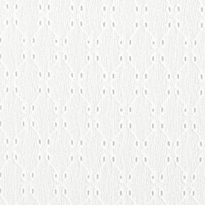 Jersey Krinkel à broderie anglaise – blanc, 