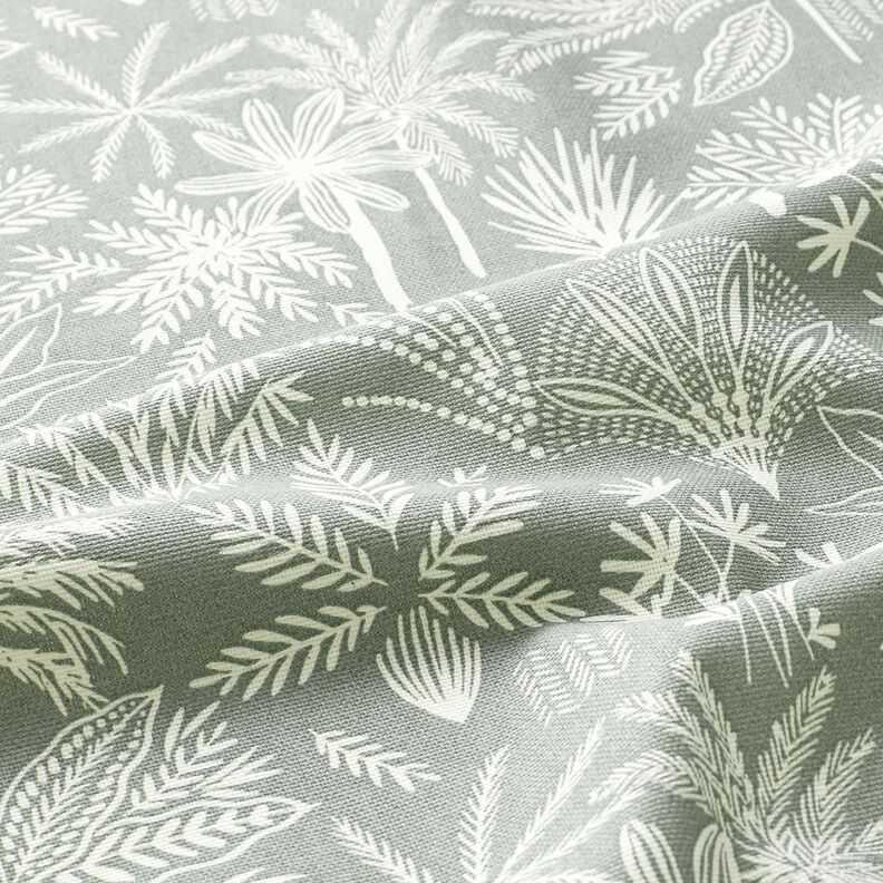 Tissu de décoration Semi-panama Palmiers abstraits – roseau/nature – roseau/nature,  image number 2