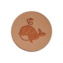 Pièce décorative baleine [ 23 mm ] – beige, 
