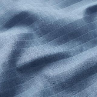 Tissu double gaze de coton Carreaux Double face – bleu acier, 