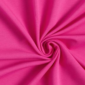 French Terry léger uni – rose intense, 