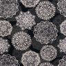 Jersey coton Mandalas | Glitzerpüppi – noir/argent,  thumbnail number 1