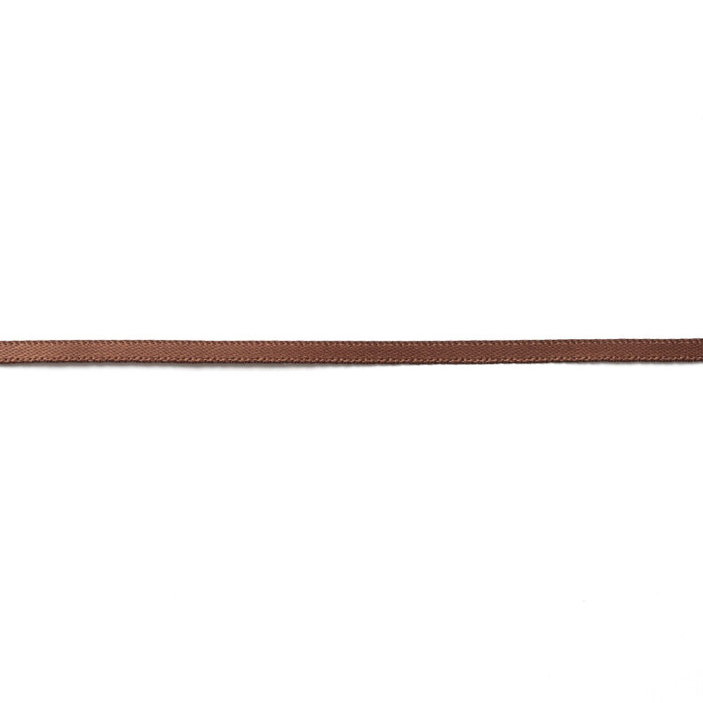 Ruban de satin [3 mm] – marron foncé,  image number 1