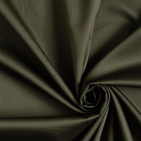 Satin de coton Uni – olive foncé, 