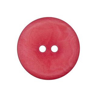 Bouton corozo 2 trous Basic - rose vif, 