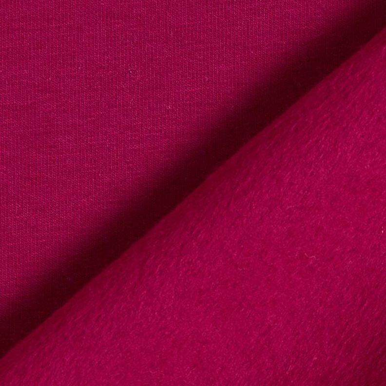 Molleton coton léger uni – rouge bordeaux,  image number 3
