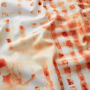 GOTS Batiste de coton Tissu bordure à carreaux avec dégradé de couleurs | TCC x LOOKS by Wolfgang, 