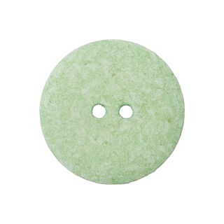Bouton polyester 2 trous  – vert menthe, 