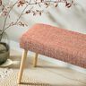 Tissu de revêtement tissu aspect bouclé coloré – vieux rose/crème,  thumbnail number 5