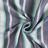Tissu double gaze de coton Rayures teintées dans la masse – indigo/bleu glacier,  thumbnail number 4