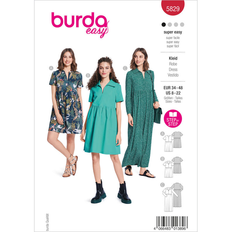 Robe | Burda 5829 | 34-48,  image number 1