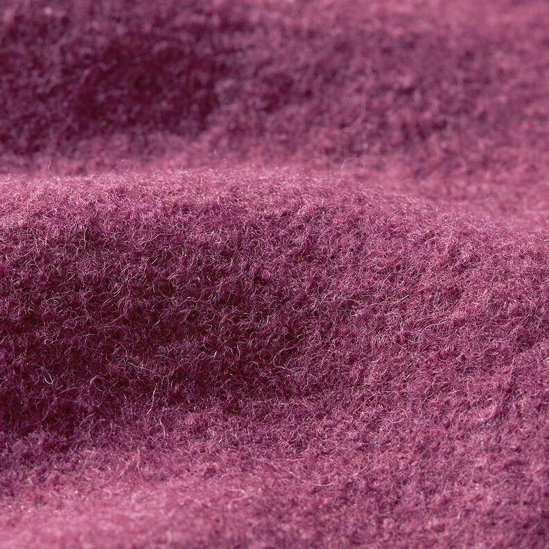 Loden de laine foulé – mauve,  image number 2