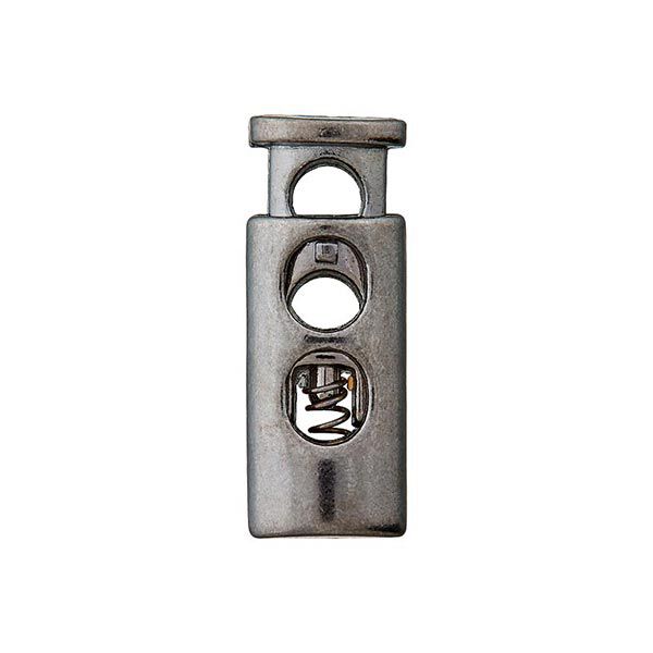 Bloqueur de cordon [ Ø 5 mm ] – argent ancien métallique,  image number 2