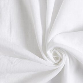 Lin mélangé léger prélavé – blanc, 