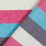 Jersey pailleté Rayures – rose intense/bleu marine,  thumbnail number 4