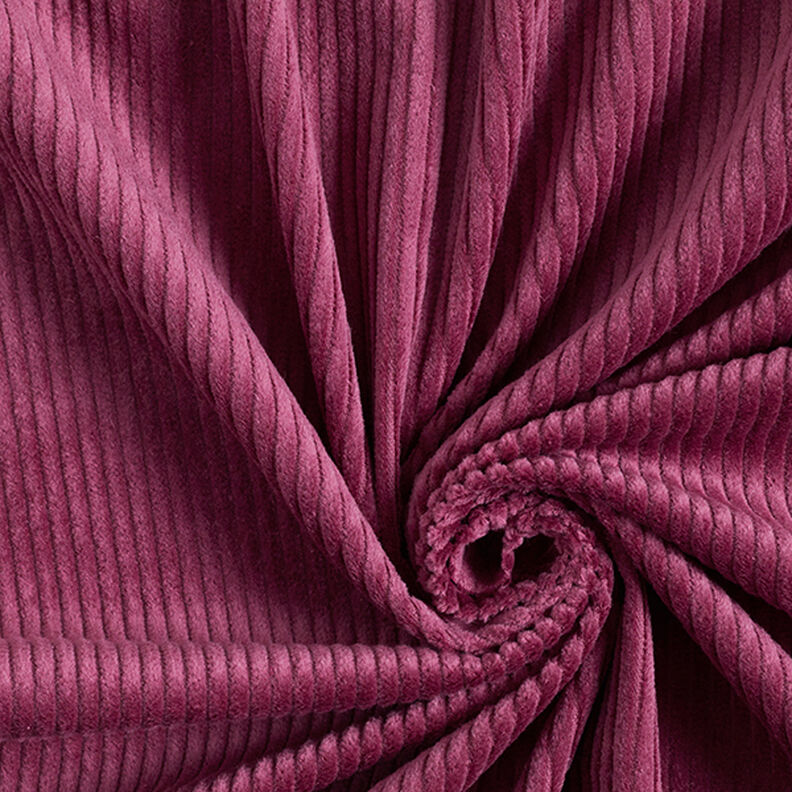 Velours côtelé large prélavé Uni – baies,  image number 1